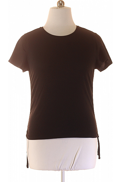 Jednoduché Dámské Tričko Černé Vel. L | Unimoda | obrázek 2