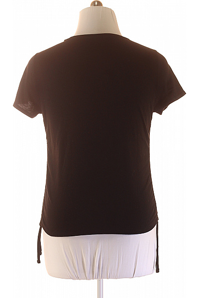 Jednoduché Dámské Tričko Černé Vel. L | Unimoda | obrázek 3