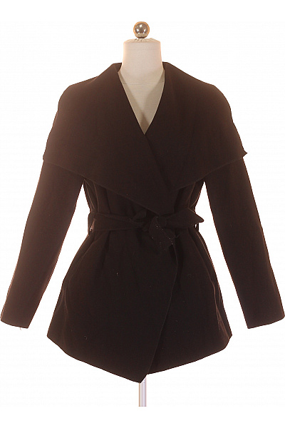 Krátký Dámský Kabát Černý | Unimoda | obrázek 2