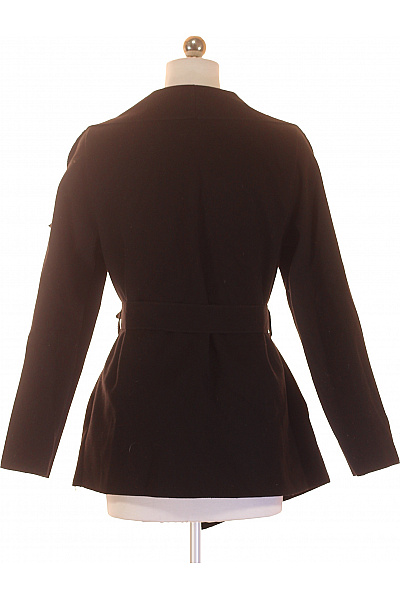 Krátký Dámský Kabát Černý | Unimoda | obrázek 3