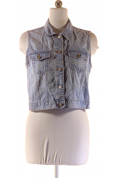 Kratká Dámská Vesta Modrá Vel. L | Unimoda | obrázek 2