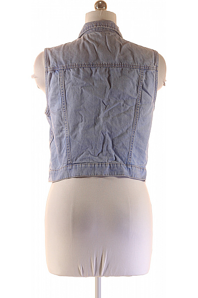 Kratká Dámská Vesta Modrá Vel. L | Unimoda | obrázek 3