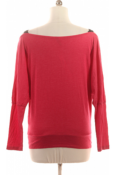 Jednoduché Dámské Tričko Růžové Vel. M | sam73 | obrázek 3