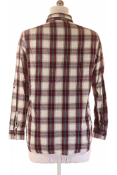 ZARA Dámská kostkovaná košile s dlouhým rukávem a náprsní kapsou Velikost M | ZARA | obrázek 3