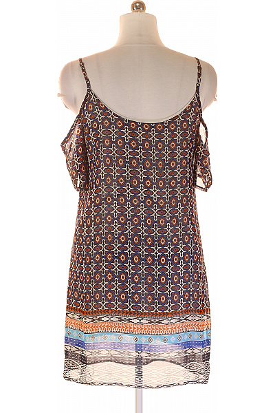 ATMOSPHERE Dámské letní šaty tunikové vzorované šifonové volné na ramínka Velikost 40 | ATMOSPHERE | obrázek 3