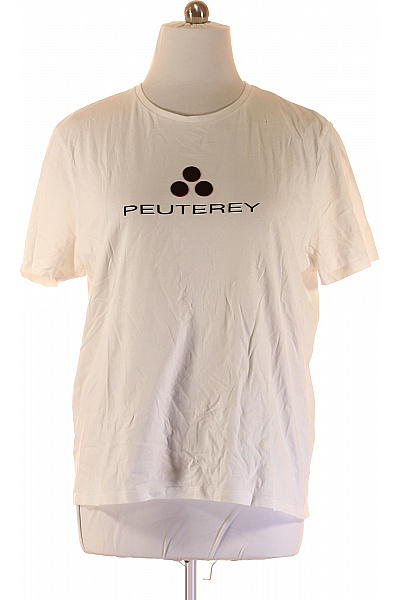 Peuterey Pánské Tričko Bílé
