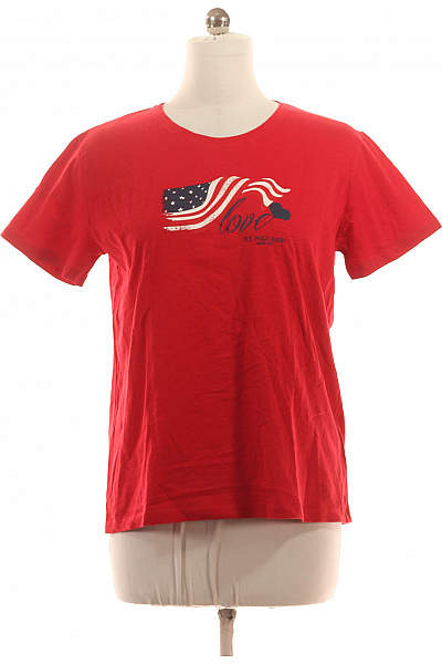 U.S.POLO ASSN. Dámské Tričko Červené Vel. L | U.S.POLO ASSN. | obrázek 2
