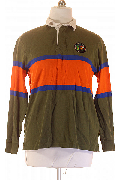 Ralph Lauren Pánské Tričko Zelené Vel. L