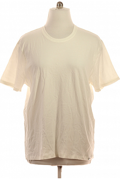 Wrangler Pánské Basic Tričko Krátký Rukáv Jednobarevné S Kulatým Výstřihem Vel. XL