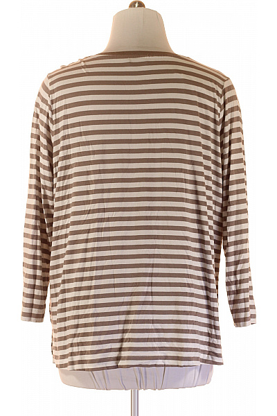 Dámské Tričko s Potiskem Béžové Second hand Vel. 46 | frapp | obrázek 2