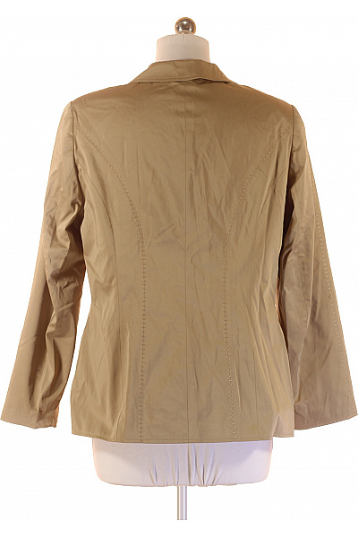 SAMOON Dámský béžový blejzr vypasované střih na běžné nošení elegantní Velikost 42 | SAMOON | obrázek 3