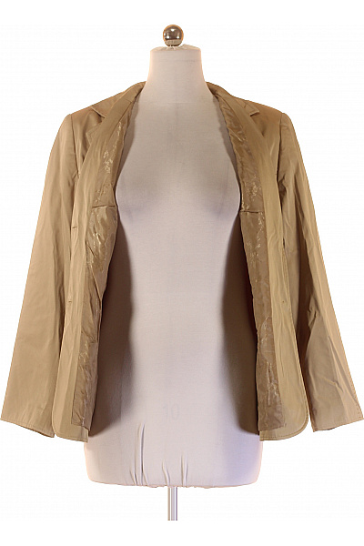 SAMOON Dámský béžový blejzr vypasované střih na běžné nošení elegantní Velikost 42 | SAMOON | obrázek 4