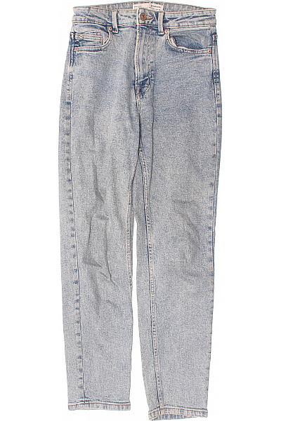 STRADIVARIUS Boyfriend Dámské Džíny Modré Vel.  36