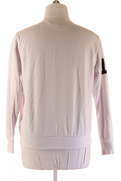 La Martina Pánská Mikina Na Zip Bílá Second hand Vel. M | La Martina | obrázek 2