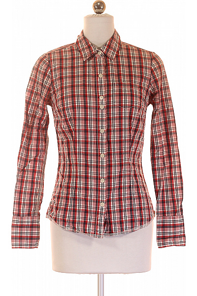 TOMMY HILFIGER Kostkovaná Dámská Košile Červená Vel. S | TOMMY HILFIGER | obrázek 2