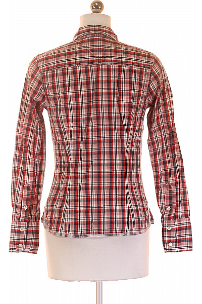 TOMMY HILFIGER Kostkovaná Dámská Košile Červená Vel. S | TOMMY HILFIGER | obrázek 3