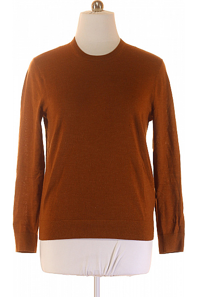 Pánský Svetr Vlněný Hnědý MICHAEL KORS Vel. L