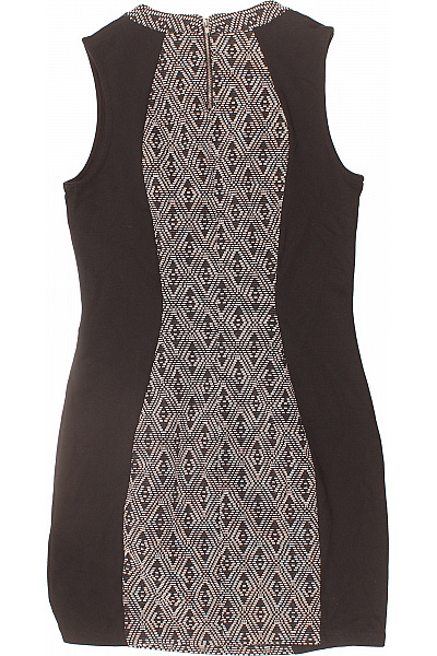 Pouzdrové šaty  Šaty Černobílé Second hand Vel.  40 | HM  | obrázek 3