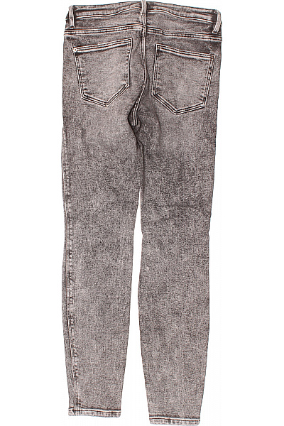 Roztrhané Dámské Džíny Šedé Second hand Vel. 36 | SINGLE | obrázek 2