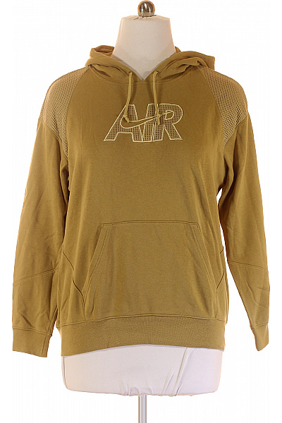 Nike Pánská Mikina Bez Zapínání Khaká Vel. S