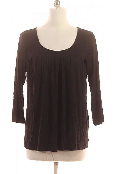 ONLY Dámské Tričko S Kulatým Výstřihem A Tříčtvrtečním Rukávem černé Jednobarevné Basic Velikost M