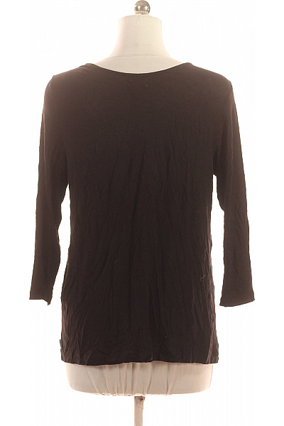 ONLY Dámské tričko s kulatým výstřihem a tříčtvrtečním rukávem černé jednobarevné basic Velikost M | ONLY | obrázek 2