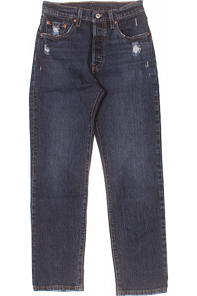 LEVIS Roztrhané Dámské Džíny Modré Vel. 25/28
