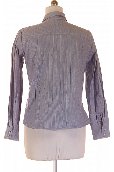 CLOSED Dámská modrá pruhovaná košile slim fit s dlouhým rukávem elegantní Velikost L | CLOSED | obrázek 3