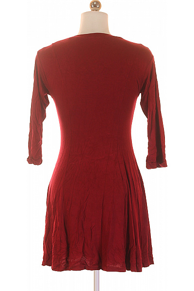 Tričkové  Šaty Vínová Vel. S | voyelles | obrázek 3