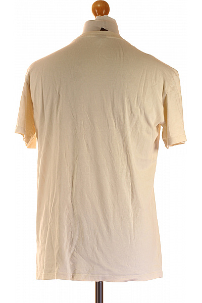 Jednoduché Pánské Tričko Béžové G-Star Second hand Vel. L | G-Star | obrázek 3