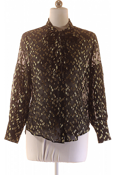 Vzorovaná Dámská Košile Hedvábná Černá Bruuns Bazaar | Bruuns Bazaar | obrázek 2