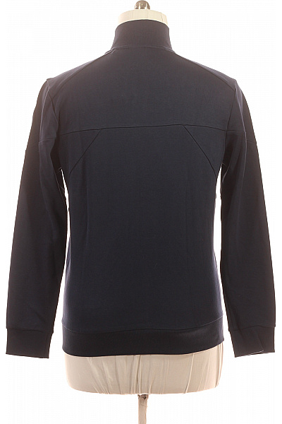 Hugo Boss Pánská bavlněná tmavě modrá sportovní mikina na zip se stojáčkem Vel. L | Hugo Boss | obrázek 3