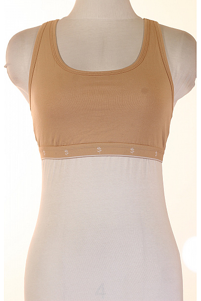 Seidensticker Dámská bavlněná sportovní podprsenka béžová s květinovým vzorem Velikost M | Seidensticker | obrázek 2