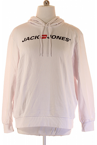 JACK & JONES Pánská Mikina Bez Zapínání Bílá Vel. XXL | JACK & JONES | obrázek 2
