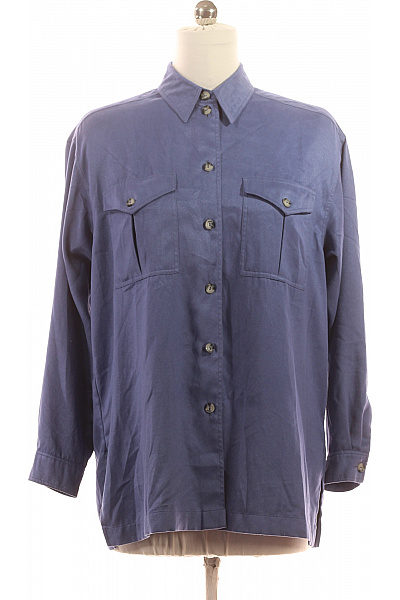 Dámský Kabát Modrý Vel. 38 | Unimoda | obrázek 2