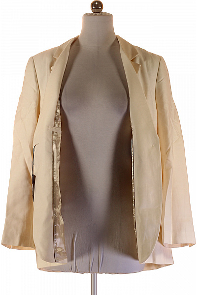 GANT Dámské společenské sako elegantní béžové jednobarevné volnočasové Velikost 42 | GANT | obrázek 4