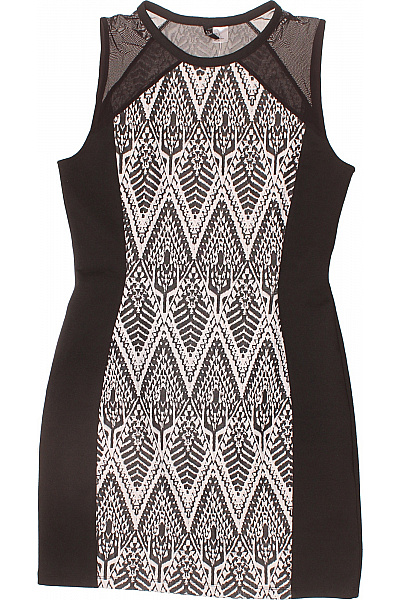 Šaty Černobílé Second hand Vel.  42 | HM  | obrázek 2