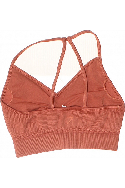 Dámská oranžová sportovní podprsenka žebrovaná Velikost XS | Unimoda | obrázek 3