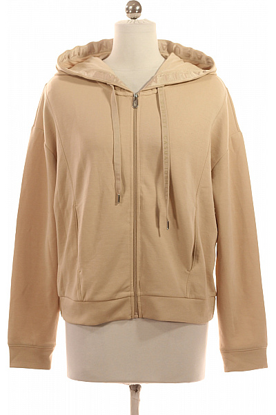 Dámská Mikina Bez Zapínání Béžová COMMA Vel. 34