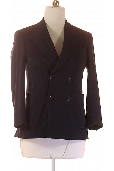 Teplé Dámské Sako Modré Vel. 48