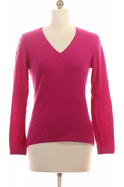 Dámský Svetr Kašmírový Fialový Vel. S