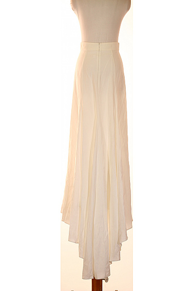 IVY & OAK Dámská dlouhá maxi sukně svatební elegantní bílá splývavá acetátová Vel. 34 | IVY & OAK | obrázek 3