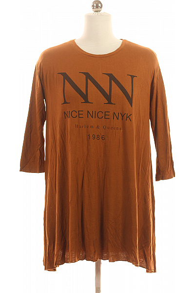 Bershka Dámské Tričko Hnědé Second hand Vel. XS | Bershka | obrázek 2