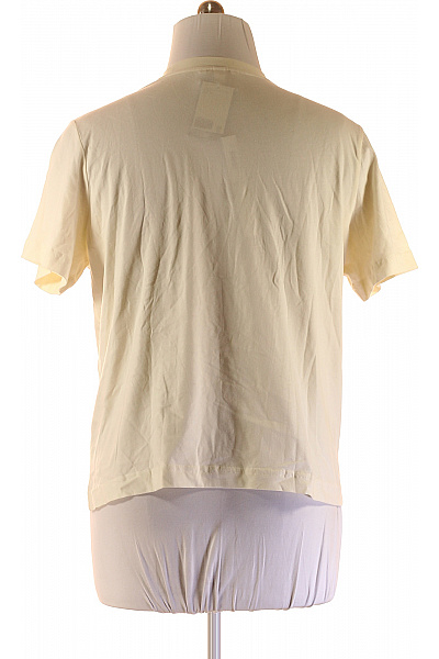 Dámské Tričko s Potiskem Žluté Vel. L | HM  | obrázek 3