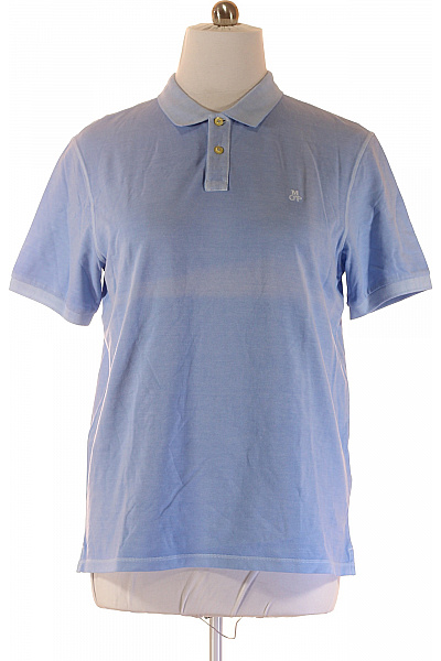 Pánské Tričko S Límečkem Modré Marc O´Polo Vel. XL