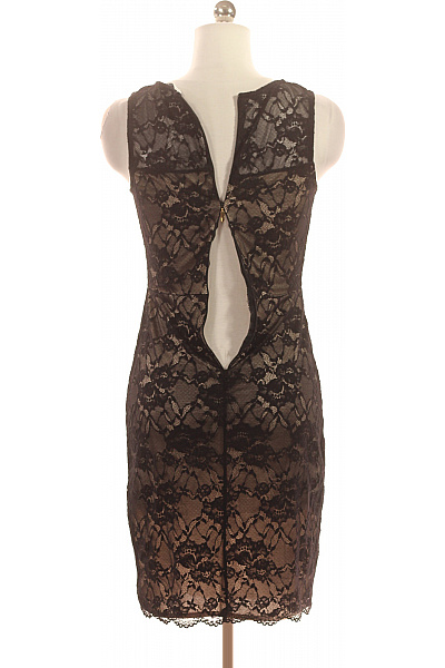 MANGO pouzdrové šaty krajkové černé elegantní večerní Velikost XS | MANGO | obrázek 3