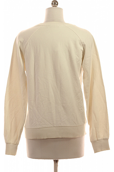 Gestuz Dámská krémová mikina crewneck s dlouhým rukávem jednobarevná streetwear Vel. XS | Gestuz | obrázek 2