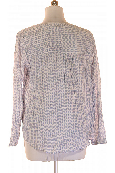 TOM TAILOR Dámská vzorovaná halenka s dlouhým rukávem a kapsami volná Velikost XL | TOM TAILOR | obrázek 3