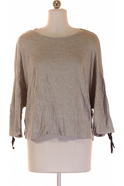 STRADIVARIUS Jednoduché Dámské Tričko Šedé Vel. S | STRADIVARIUS | obrázek 2