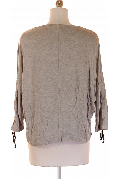 STRADIVARIUS Jednoduché Dámské Tričko Šedé Vel. S | STRADIVARIUS | obrázek 3